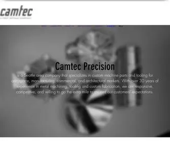 CamtecPrecision.com(Camtec Precision Inc) Screenshot