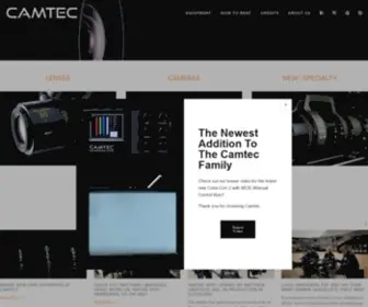 Camtec.tv(Camtec is a leading motion picture camera rental company) Screenshot