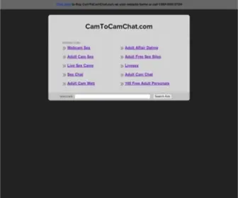 Camtocamchat.com(The Leading Chat Site on the Net) Screenshot