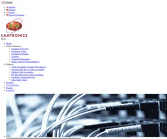 Camtronics-Connect.com(Interconnect Products Manufacturer) Screenshot