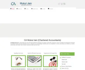 Camukul.com(CA Mukul Jain) Screenshot