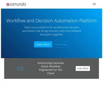 Camunda.com(The Universal Process Orchestrator) Screenshot
