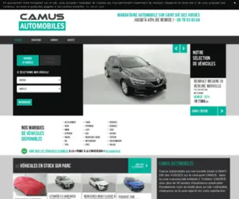 Camus-Auto.fr(Mandataire auto Saint Dié des Vosges) Screenshot