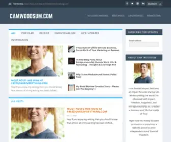 Camwoodsum.com(Cam Woodsum's Blog) Screenshot