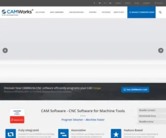 Camworks.com(CAM Software) Screenshot