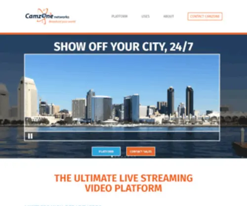 CamZone.com(Broadcast your world) Screenshot