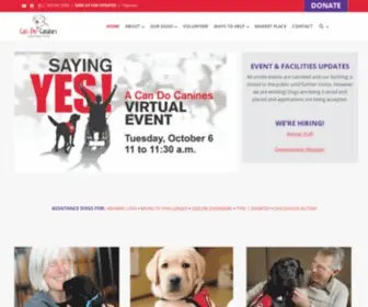 Can-DO-Canines.org(Can Do Canines Assistance Dogs) Screenshot