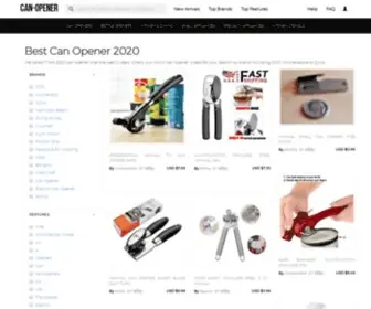 Can-Opener.org(We pared 7 hot 2021 can openers over the past 2 years. Check out which can openers) Screenshot