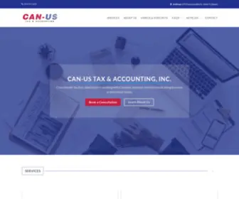 Can-Ustax.com(CAN-US TAX) Screenshot