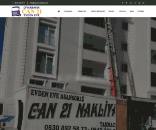 Can21Nakliyat.com(Diyarbakır) Screenshot