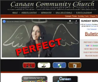 Canaan-Church.org(Canaan Church) Screenshot