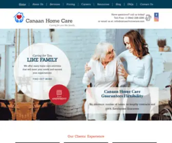 Canaanhomecare.com(Canaan Home Care) Screenshot