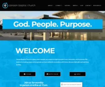 Canaanstl.org(Canaan Baptist Church) Screenshot