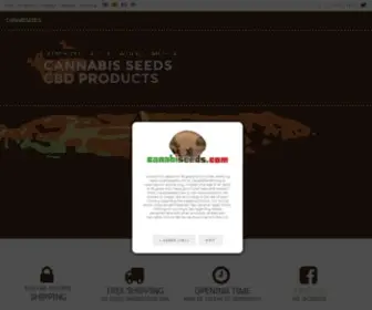 Canabiseeds.com(Buy Medical Feminized & Autoflowering Cannabis Seeds) Screenshot