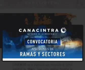 Canacintra.org.mx(Cámara) Screenshot