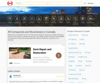 Canada-BD.com(All Canadian companies and organizations. Actual information about the companies) Screenshot