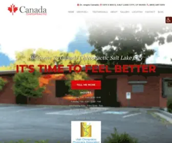 Canada-Chiropractic.com(Chiropractor in Salt Lake City) Screenshot