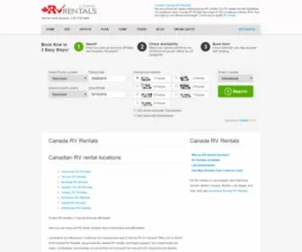 Canada-RV-Rentals.com(Canada RV Rentals) Screenshot