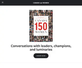 Canada150Women.com(Canada 150 Women) Screenshot