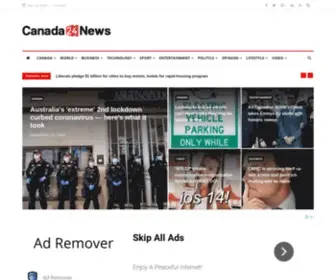 Canada24News.com(News) Screenshot