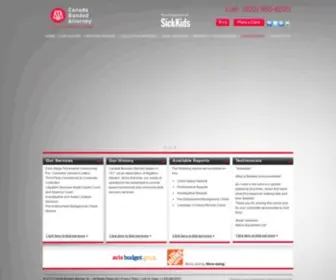 Canadabonded.com(Canada Bonded Attorney) Screenshot