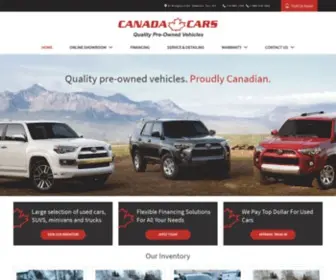 Canadacarskw.com(Affordable Used Cars) Screenshot