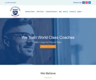 Canadacoachacademy.com(ICF Coaching Certified Programs) Screenshot