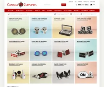 Canadacufflinks.ca(Cufflinks Canada) Screenshot