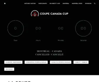 Canadacup.org(Coupe Canada Cup) Screenshot