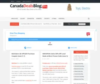 Canadadealsblog.com(Canada Deals Blog) Screenshot