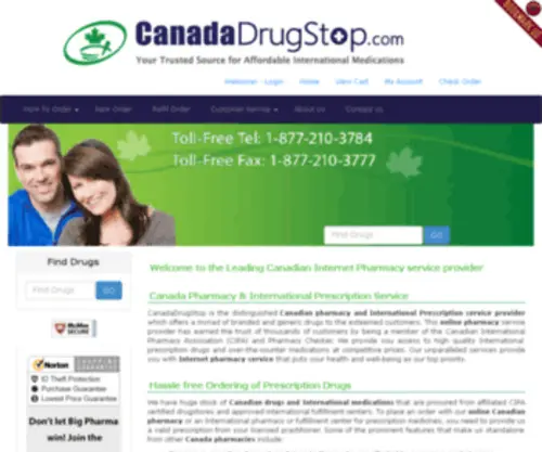 Canadadrugstop.com(Canada Drugs) Screenshot