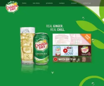 Canadadry.ca(Canada Dry) Screenshot