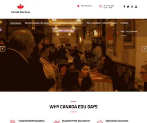 Canadaedudays.com(Canada Edu Days) Screenshot