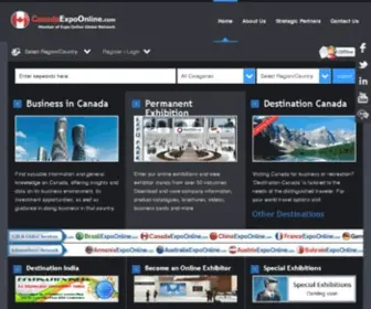 Canadaexpoonline.com(Canada Permanent Online Exhibition) Screenshot