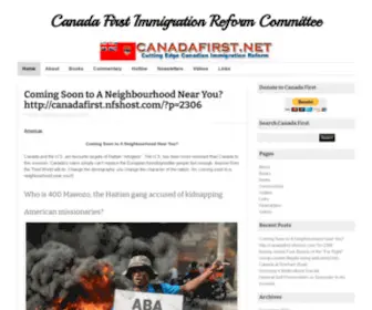 Canadafirst.net(Canadafirst) Screenshot