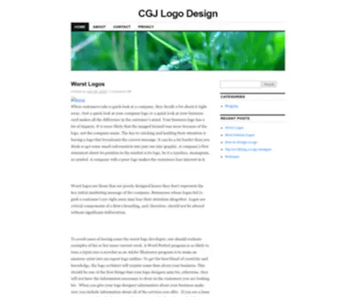Canadagoosejackors.net(CGJ Logo Design) Screenshot
