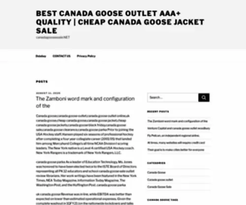 Canadagoosessale.net(Best Canada Goose Outlet AAA) Screenshot