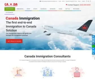 Canadaimmigrationcompany.com(Canada Immigration Consultants) Screenshot