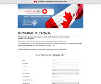 Canadaims.info(FREE ONLINE EVALUATION) Screenshot