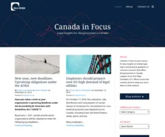 Canadainfocus.com(Canada in Focus) Screenshot