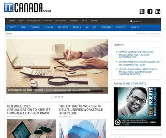 Canadait.com(IT in Canada Online) Screenshot