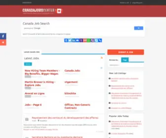 Canadajobscenter.com(Canada Jobs Center) Screenshot