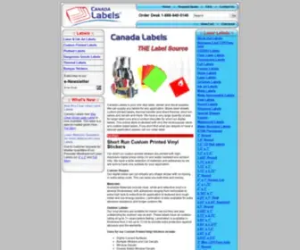 Canadalabels.com(Canada Labels) Screenshot