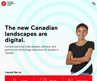 Canadalearningcode.ca(Canada Learning Code) Screenshot