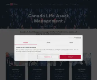 Canadalifeassetmanagement.co.uk(Canada Life Asset Management) Screenshot