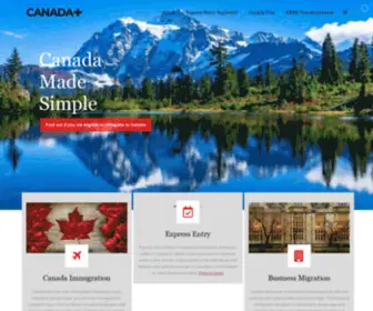 Canadamadesimple.com(Canada Made Simple) Screenshot