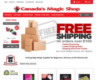 Canadamagicshop.com(Canada's Magic Shop) Screenshot