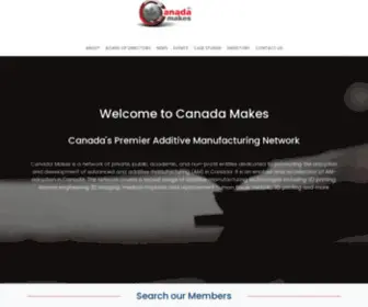 Canadamakes.ca(Canada Makes) Screenshot