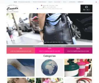 Canadamoda.com.ar(CANADA MODA) Screenshot