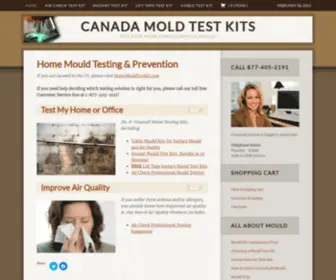 Canadamoldtestkits.com(Home Mould Test Kits) Screenshot